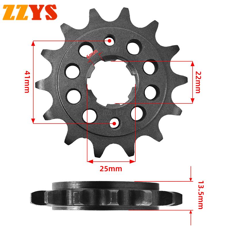 1pc 525 14T 15T 16T 14 15 16 Tooth Motorcycle Front Sprocket Gear Staring Wheel Cam For Honda XL600 XL600V Transalp PD06 XL 600