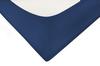 Satin Fitted Sheet 120x200x25, Navy Blue_47, Matex