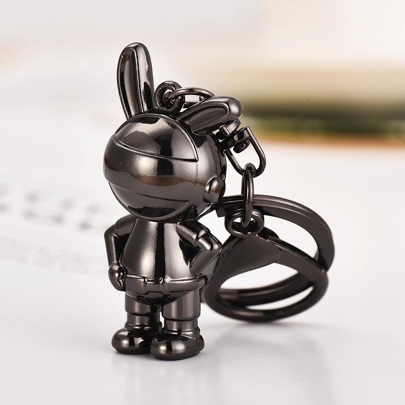 Custom Space Rabbit Astronaut Keychain Pendant