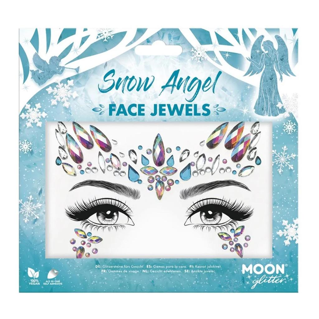 Moon Glitter Snow Angels Face Jewels