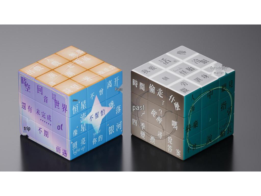 Custom UV Printed Text & Logo Rubik's Cube - Graduation Reunion Commemorative Gift