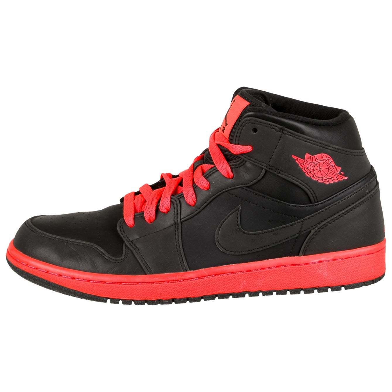 

новые JORDAN 1 Retro Mid Черные Инфракрасные 45