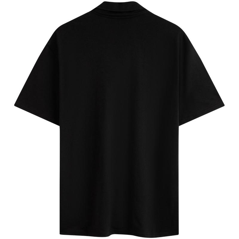 Calvin Klein Casual Comfortable Button-Down Loose Short Sleeve Pajama Top Men Tops Space-Black NM2608