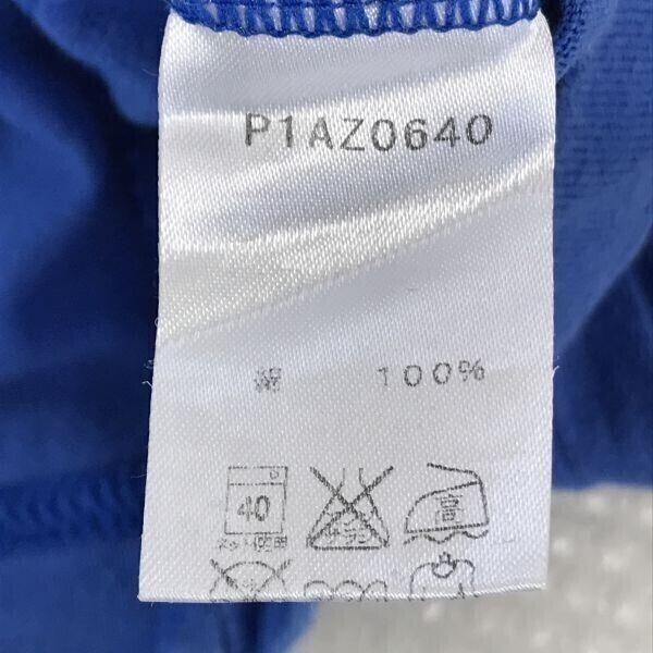 PUMA Italy 2006 World Cup Victory T-Shirt [Men M/Blue] Signed Japan National(USED)