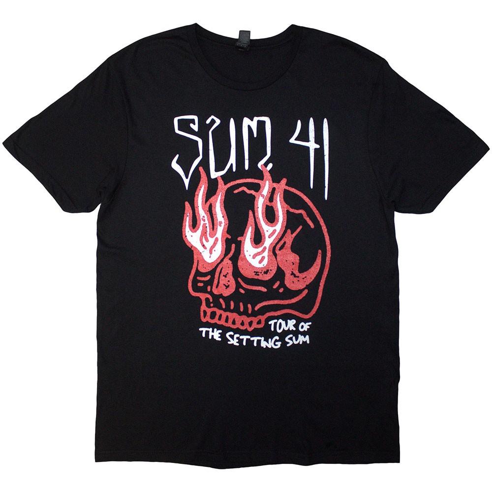 Sum 41 Tour 24 Skull Tshirt Unisexs