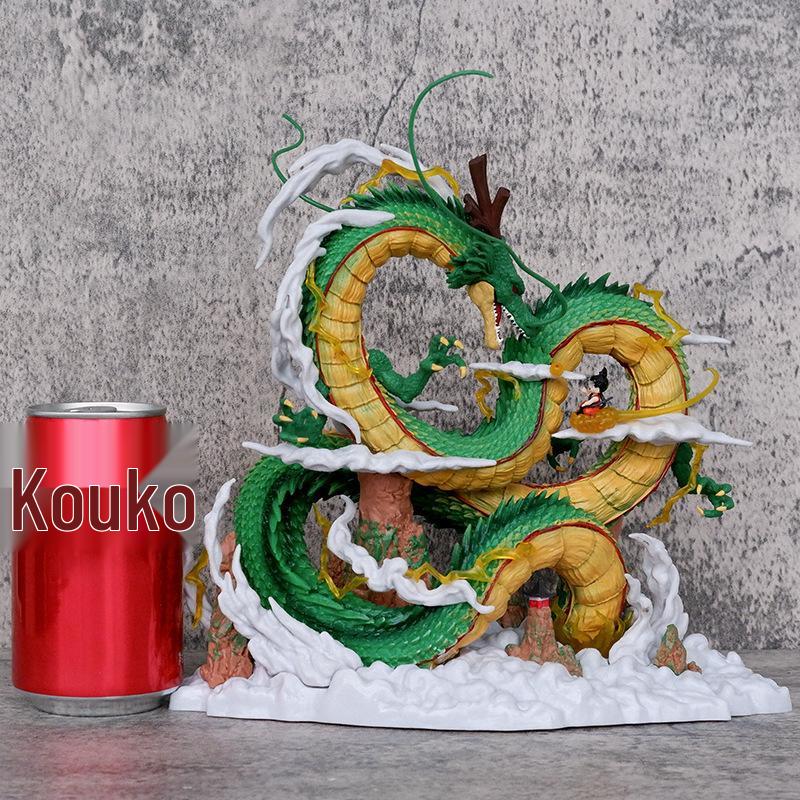 Dragon Ball GK YOYO Shenron & Little Goku Wishing Dragon Anime Figurine Model