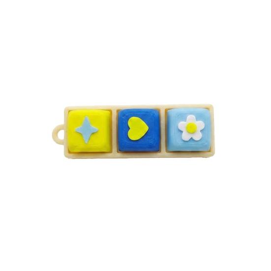 3D-printet Tastatur Fidget Legetøj 3/4/5/9 Taster Tastatur Finger Klikker Legetøj Afstressningsknap Fidget Legetøj Stresslindring Skrivebordslegetøj