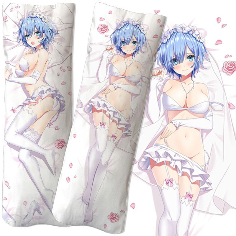 New Re:Zero Dakimakura Emilia Anime Hugging Body Pillow Cases Covers Japanese Anime Pillowcase In Bedroom