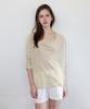 Deolil Low Drape Summer Knit_Beige