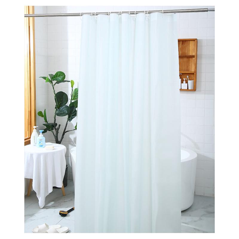 180*180cm Solid Color PEVA Bathroom Waterproof Mildew Proof Fabric Partition Curtain Shower Curtain Home Decor