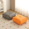 PU Leather Tatami Sitting Mat Square/Round Pouf Home Decoration Sitting Pier  Living Room