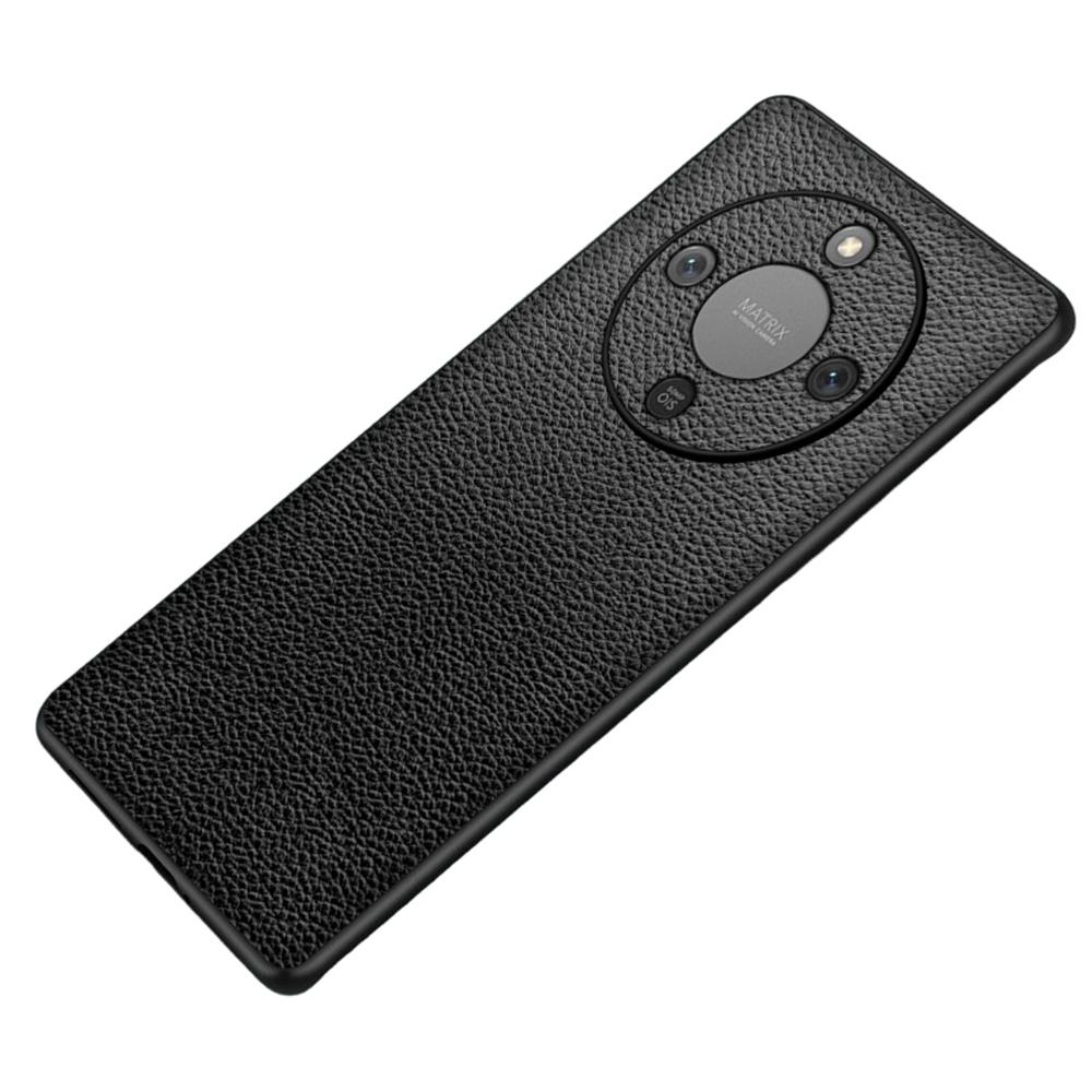 Phone Case For Honor Magic8 Lite 5G / X9d 5G / X70 5G Litchi Texture PU Leather Coated PC + TPU Protective Phone Back Cover