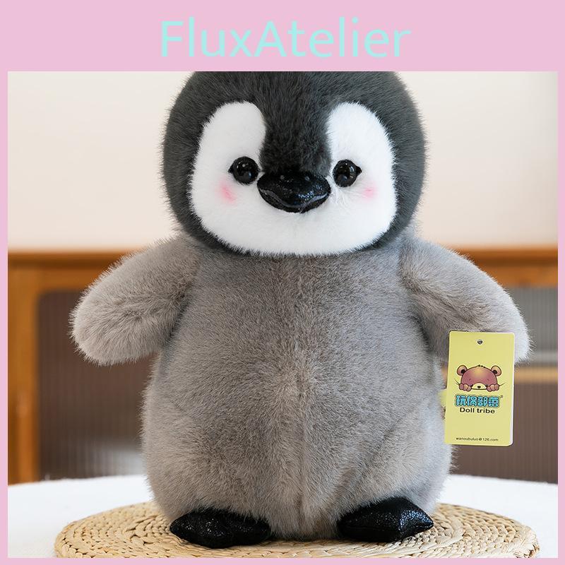 Cute Cartoon Gray Penguin Plush Doll Children Toy For Girls