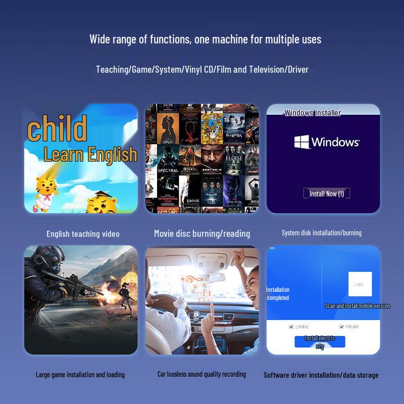 Lenovo GP95 USB 3.0 External Blu-ray Drive