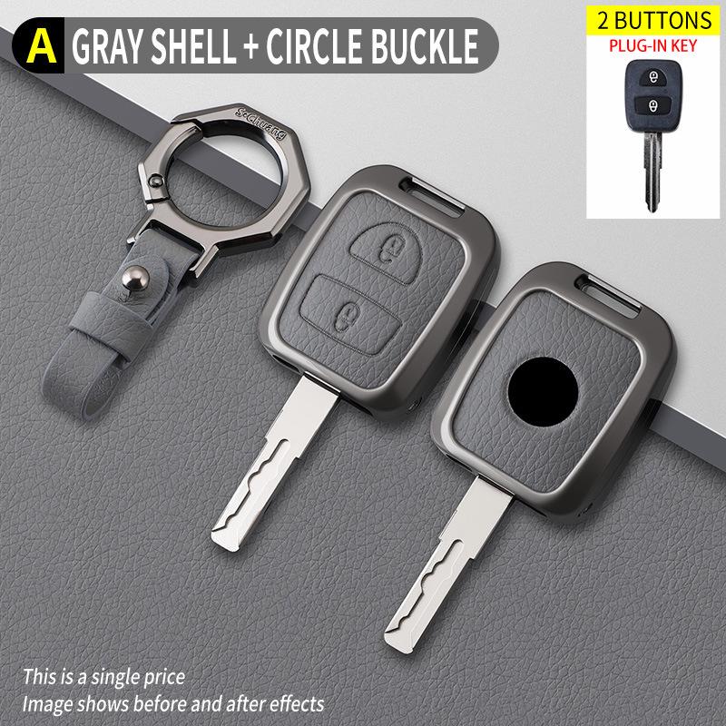 2023 Foton Aoling Suyun Pro Leather Key Cover for Men & Women, Oumake S1 Remote Control Holder with Buckle