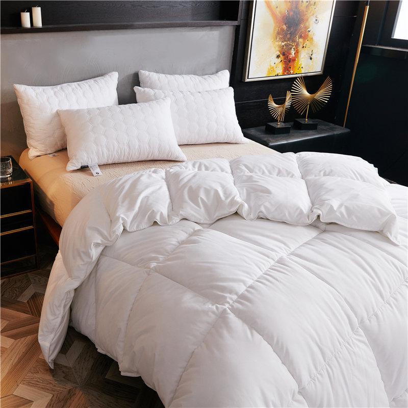 Feather Velvet Quilt: Breathable Comforter for All Seasons - Ideal for Dorms, Hotels, and Guest Houses