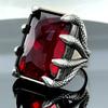 High-End Oil Drop Painted Butterfly Ring Women'S Foreign Gas Diamond High-End Ring