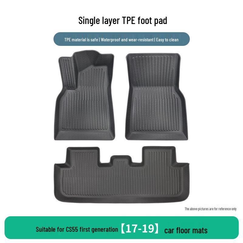 Changan CS55 (2017-2019) TPE Floor Mats 3-Piece Set