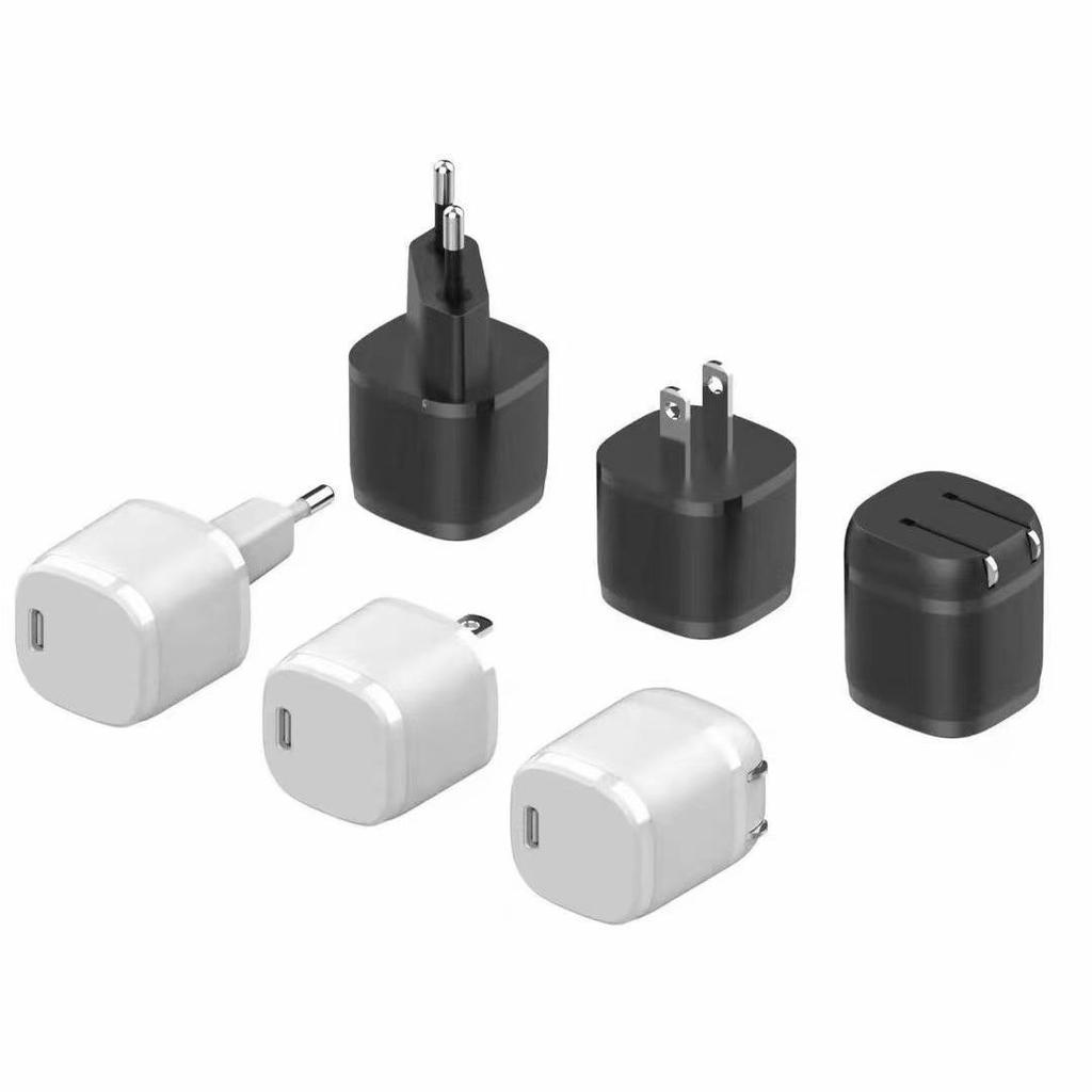 Single-port PD20W Fast Charging Single TYPE C Folding US-European Fast Charging Protocol Applicable To Mobile Phone Chargers