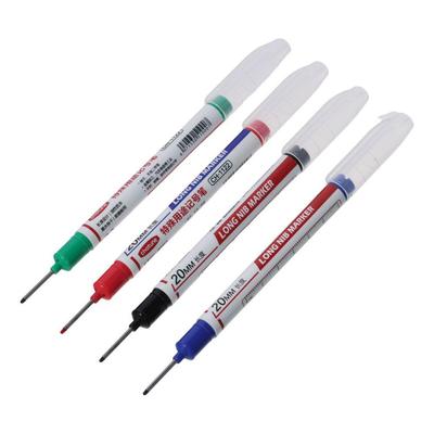 Green/Blue/Red/Black Deep Drill Hole Colorful Pen  Such As Wood, Metal, Glass and Plastic