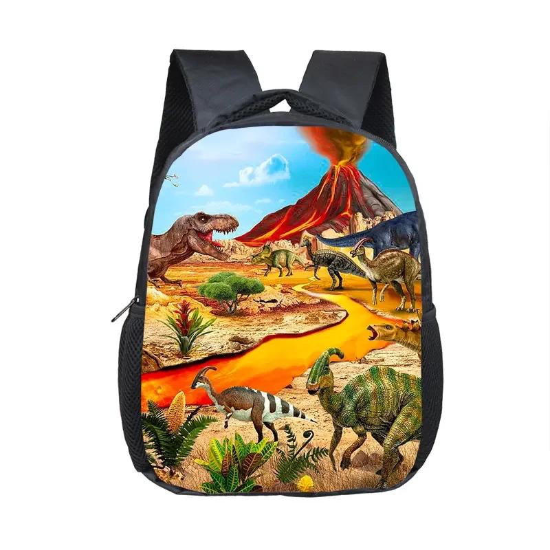 16 Inch Animals Dinosaur Backpacks Dinos Children School Bags Baby Toddler Bag Boys Backpack for Kids Kindergarten Bags Gift