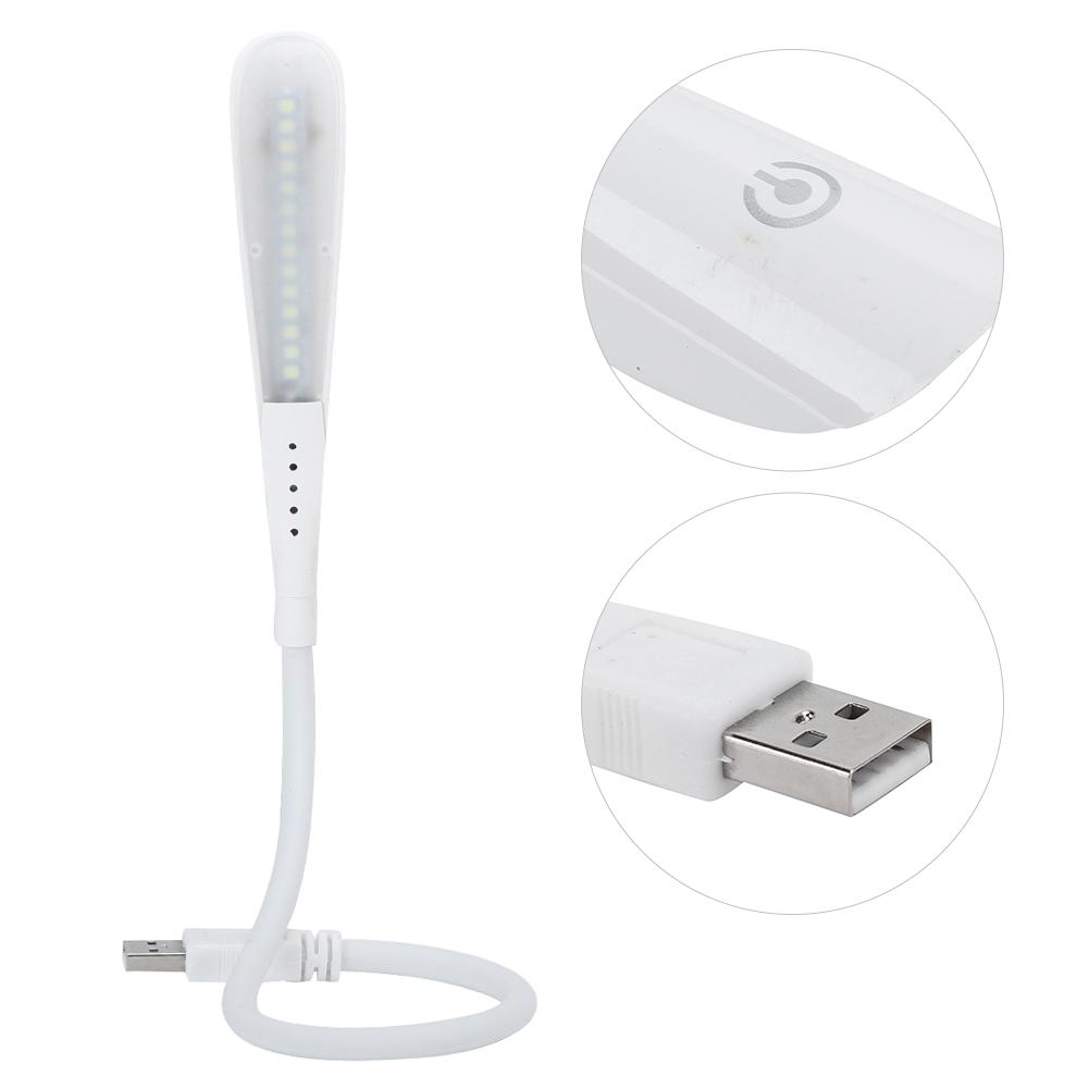Portable LED Sewing Lamp with USB Charging Port EyeCaring Table Light 3 Brightness Levels Multi