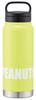 Caneca Neon Snoopy de Aço Inoxidável Isolado com Tampa de Rosca, 500ml, Alça, Design, Amarelo, STSC5-A