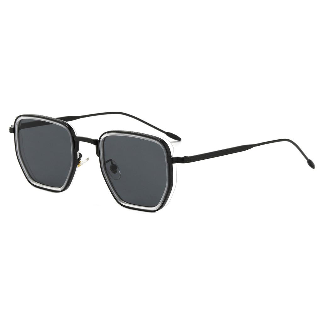 Latest Advanced Large Framed Square Sun Glasses Trendy Alloy UV400 Protection For All Genders Glasses Beach Travel Ultraviolet-proof