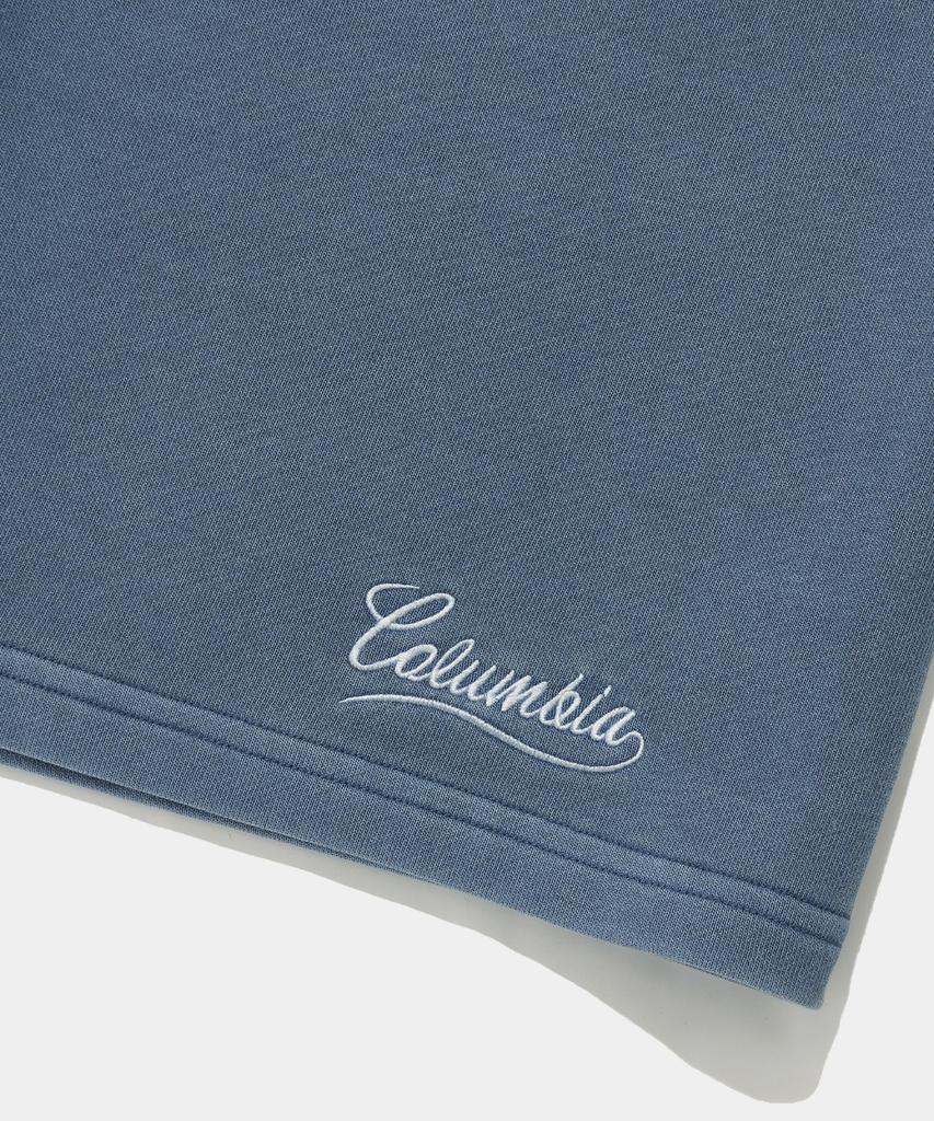 COLUMBIA UNIVERSITY Ny Street Tail Dyed Terry Shorts Pants_Dust Blue