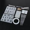 Silicone Bracelet Casting Molds DIY Craft Jewelry Pendant Making Mold Set Accessory
