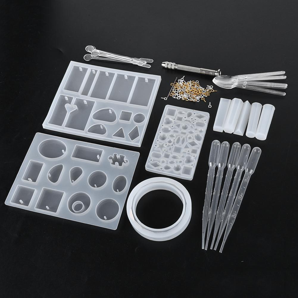 Silicone Bracelet Casting Molds DIY Craft Jewelry Pendant Making Mold Set Accessory