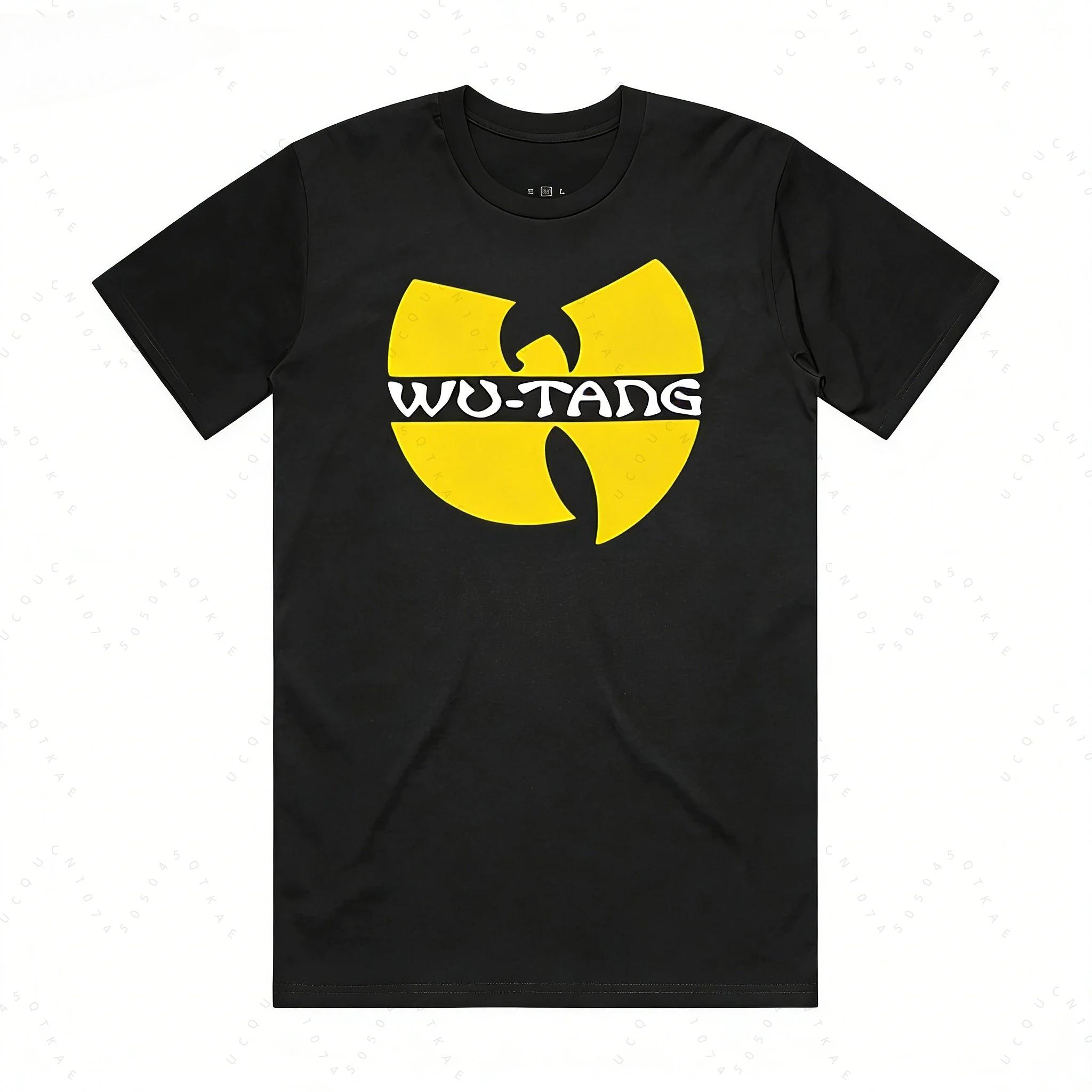 

Wu Tang Clan Album Poster Peripherals Printed T Shirt Classic Street Hip Hop Music Fashion Tee Men Women Oversized Harajuku Tops M