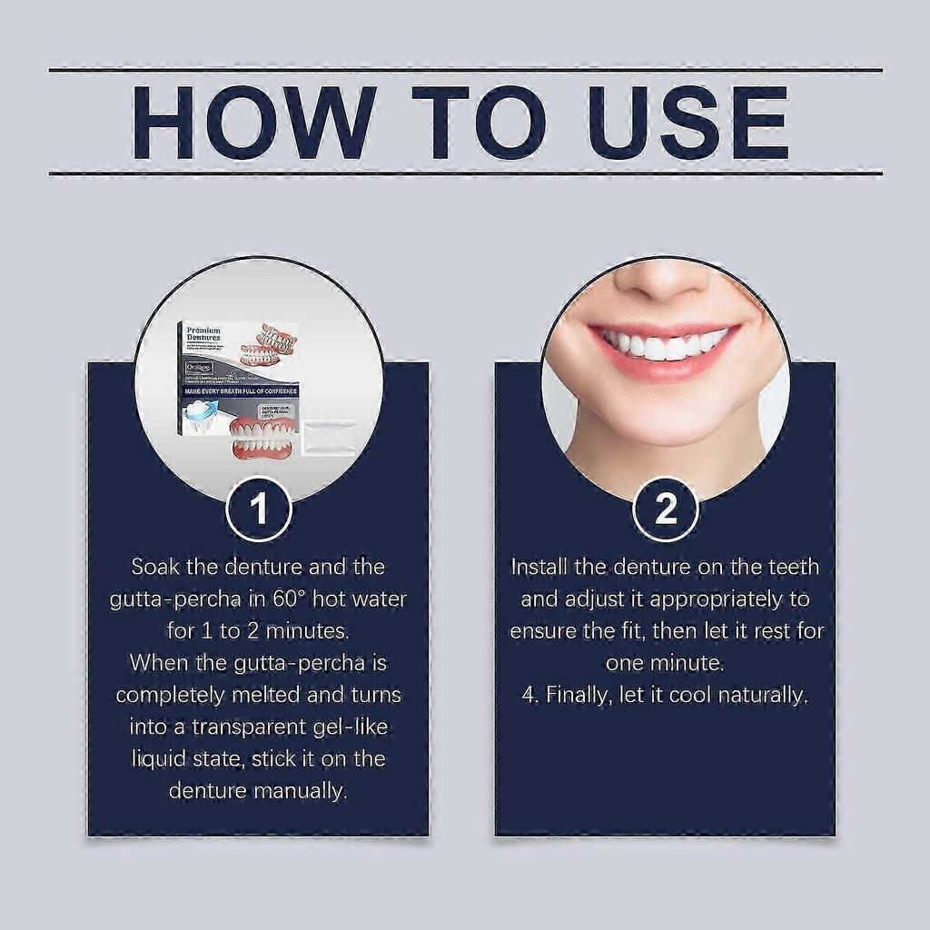 Smile Enhancement Set - Instant Teeth Modification for a Natural, Comfortable Fit | Quick, Easy, and Durable Dental Aesthetic Boost