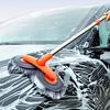 Rotating Car Wash Mop | Extendable Dual-Head Chenille Cleaning Tool with Soft Scratching Brushes for Auto Detailing & Waterless Car Cleaning