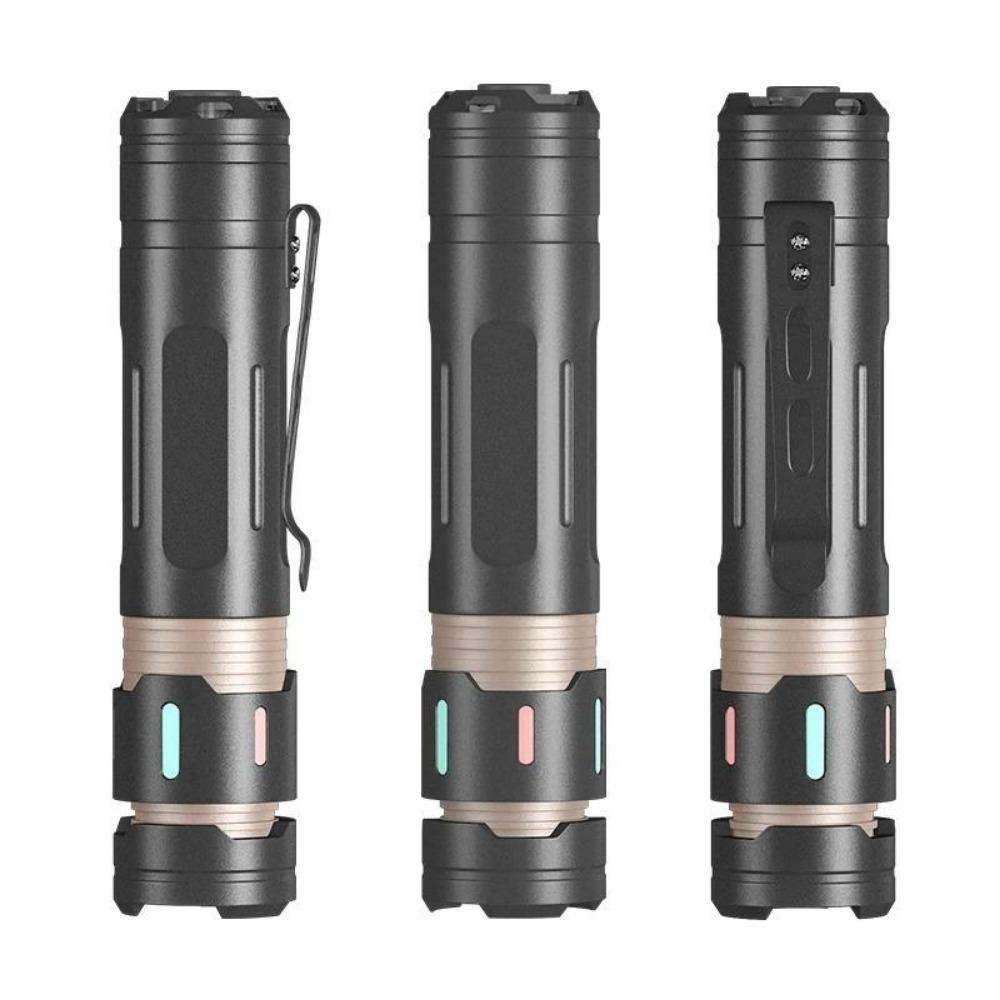 Portable High Power 3* XPG LED Flashlight 18650 5000LM EDC Type-C SOS Fluorescent Light Decompression Toys