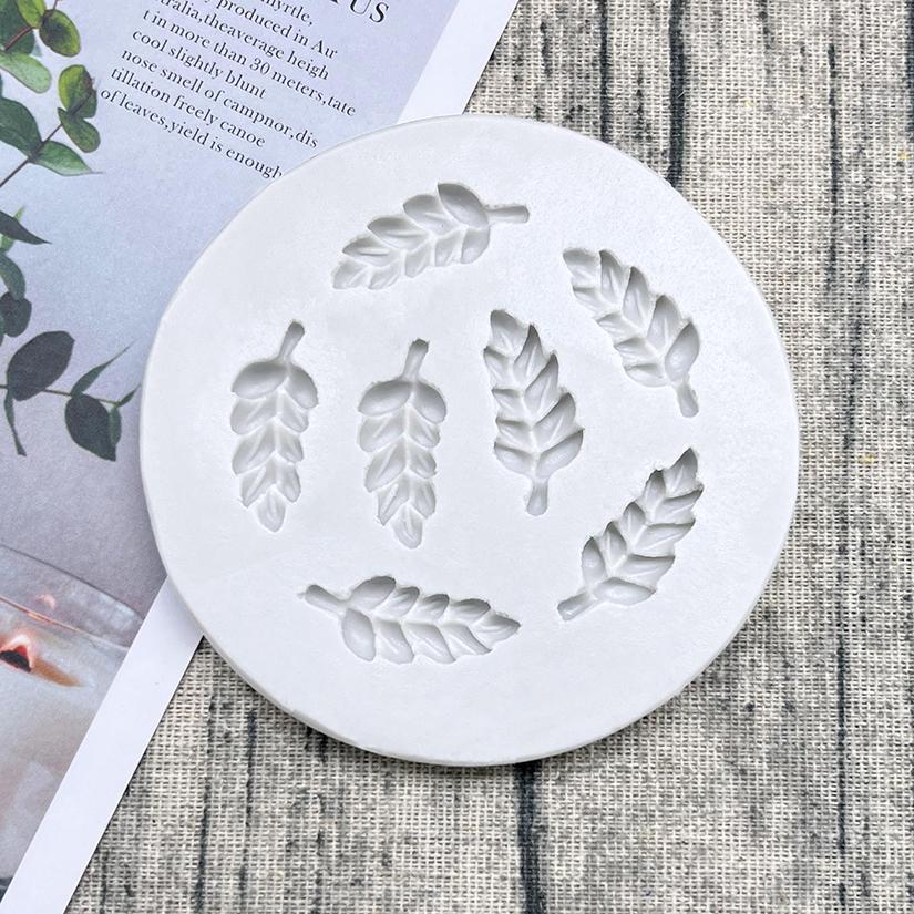 Weizenähre Silikon Kuchenbackform Sugarcraft Schokolade Cupcake Harzwerkzeuge Fondant Kuchen Dekorationswerkzeuge