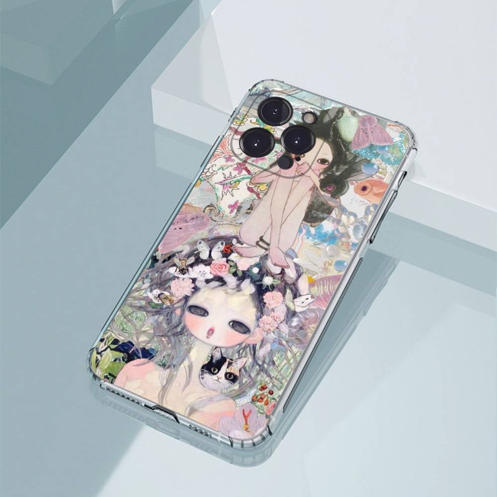 Aya Takano paint Phone Case For iPhone17,16,15,14,13,12,11,Pro,Xs,Max,Mini,Plus Antislip Shockproof Hard