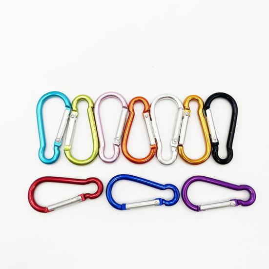 10Pcs Backpack Buckle Strong Load-bearing Gourd-shaped Aluminum Alloy Fast Hanging Key Carabiner Outdoor