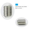200pcs Hex Grub Screws Kit Set Screws 304 Stainless Steel M3/M4/M5/M6/M8 Grub Screw Assortment