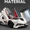 1:18 Project EVO Sports car Alloy Car Model Simulation Sound Light Toy Car Toy Boy Collection Decoration Gift