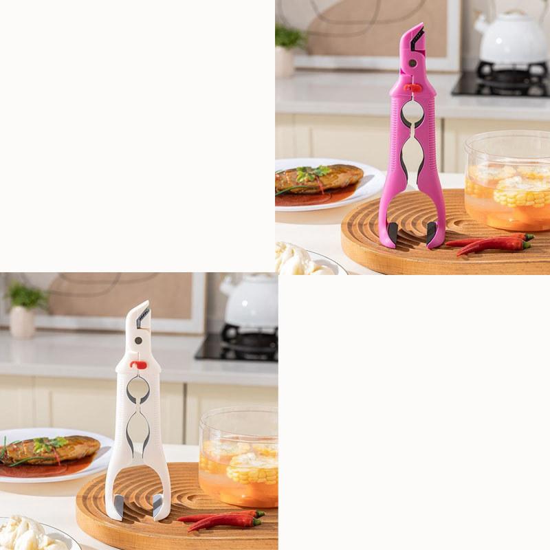 Anti-hot Clip Lifter Anti-scald Clip Silicone Kitchen Anti Scald Plate Bowl Dish Pot Holder Kitchen Accessories Gadget
