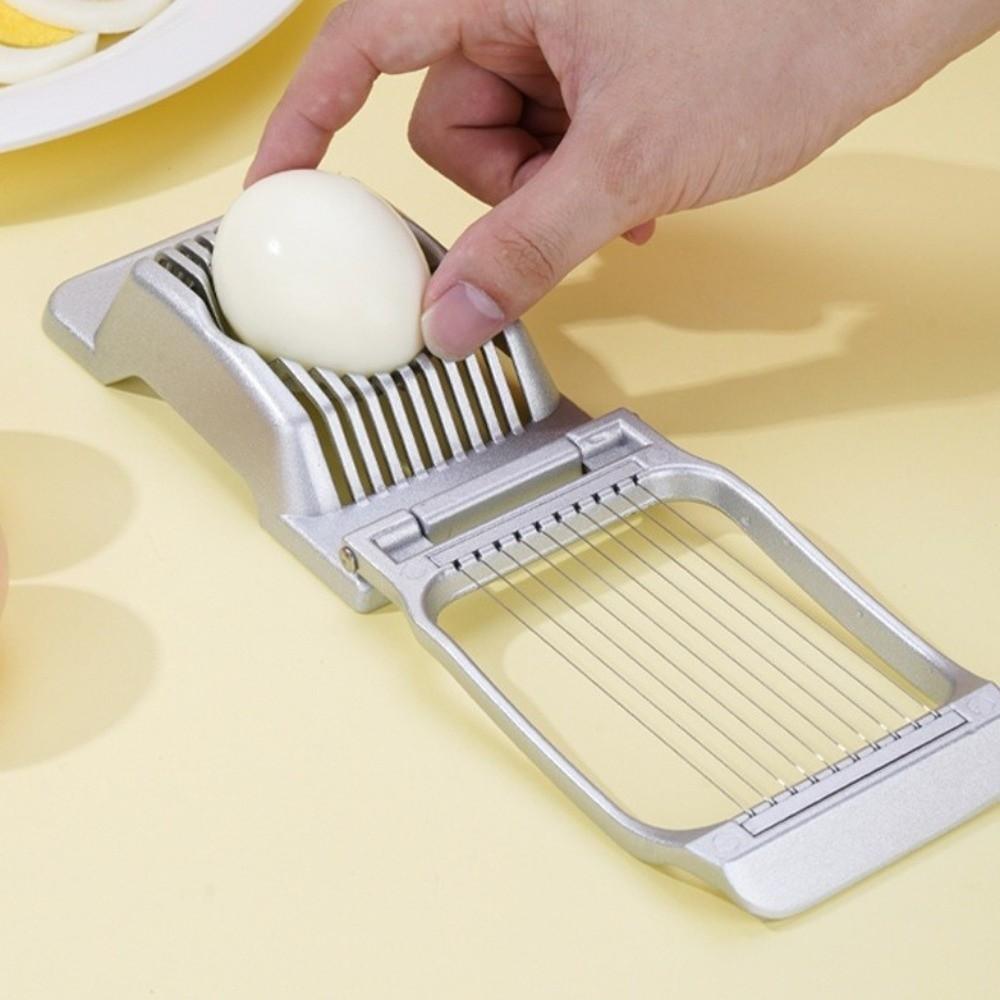 Heavy Duty Strawberry Slicer with Stainless Steel Wire Egg Cutter Convenient Egg Slicer  Tomato