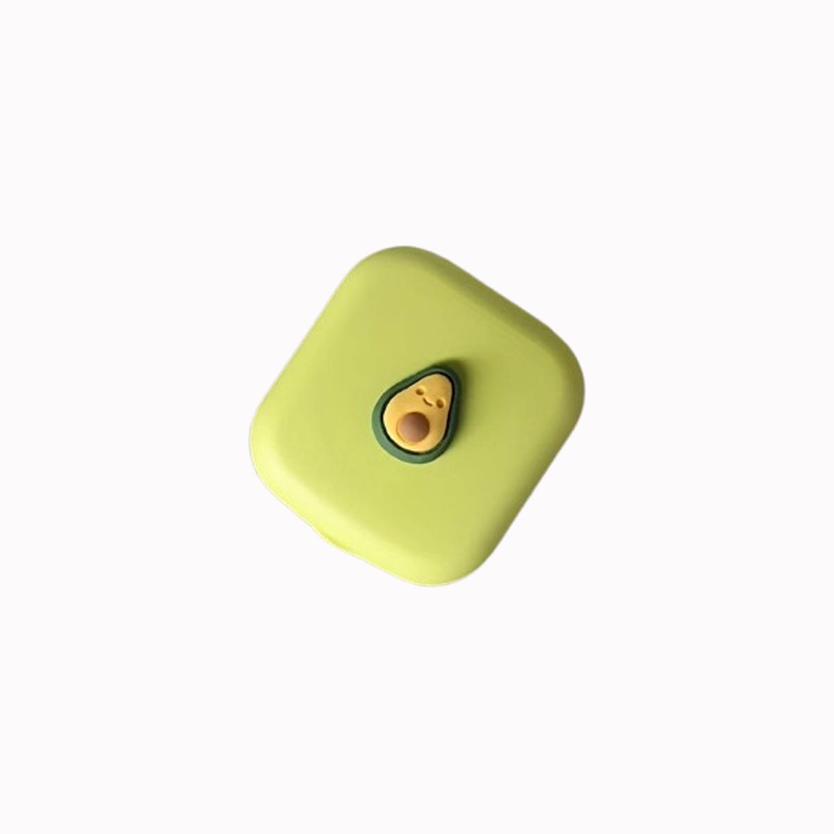 

1pc- Cute Contact Lens Box Fruit Solid Color Portable Contact Lens Box