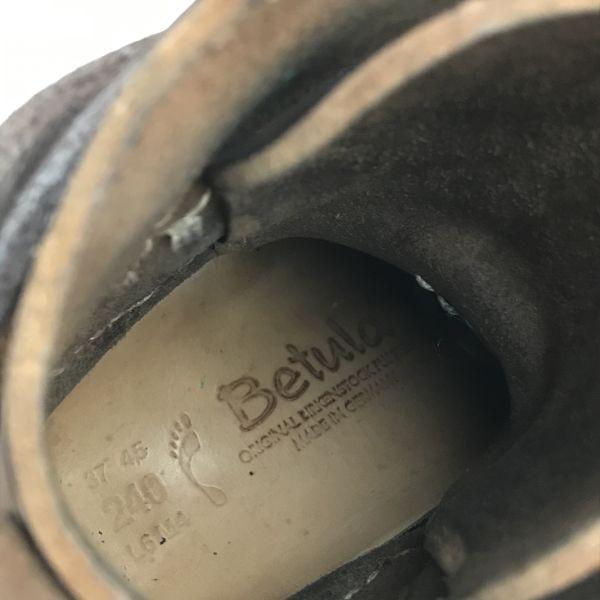 Kožené boty Betula Německo Velikost 24.0 Unisex Hnědé Birkenstock(POUŽITÝ)