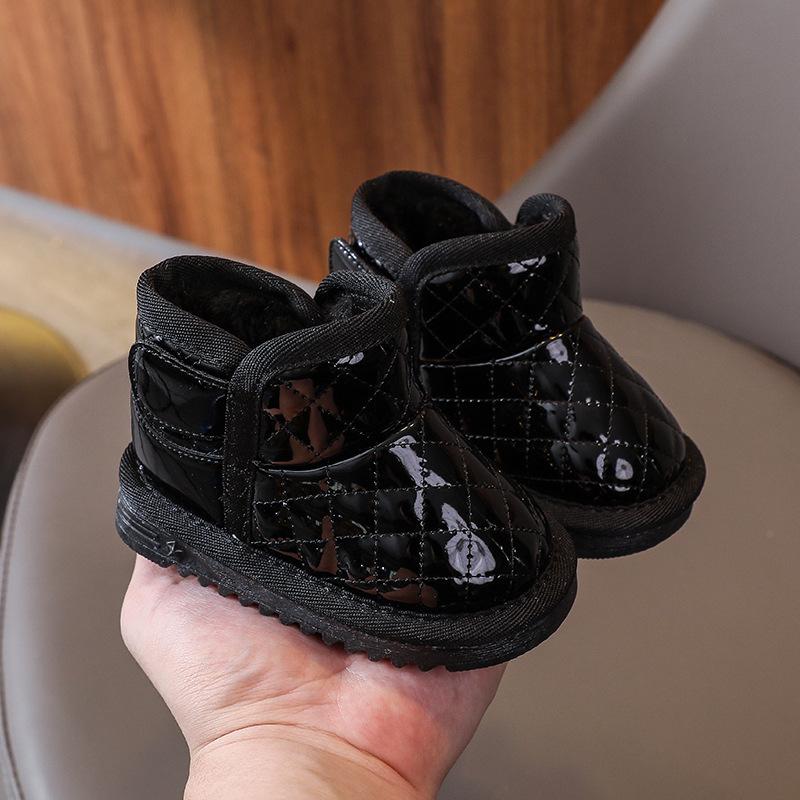 Baby Schneeschuhe Neue Winter Verdickte Baby Baumwolle Schuhe Weiche Sohle Nicht Slip Plüsch Warme kinder Baumwolle Stiefel für jungen Mädchen