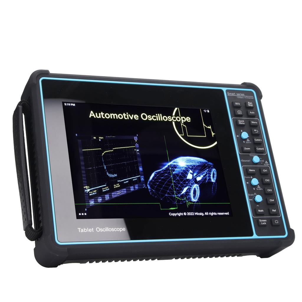 Tablet Oscilloscope 100MHz 4 Channel 70Mpts 1GSa s 8in LCD Touch Screen Digital Oscilloscope