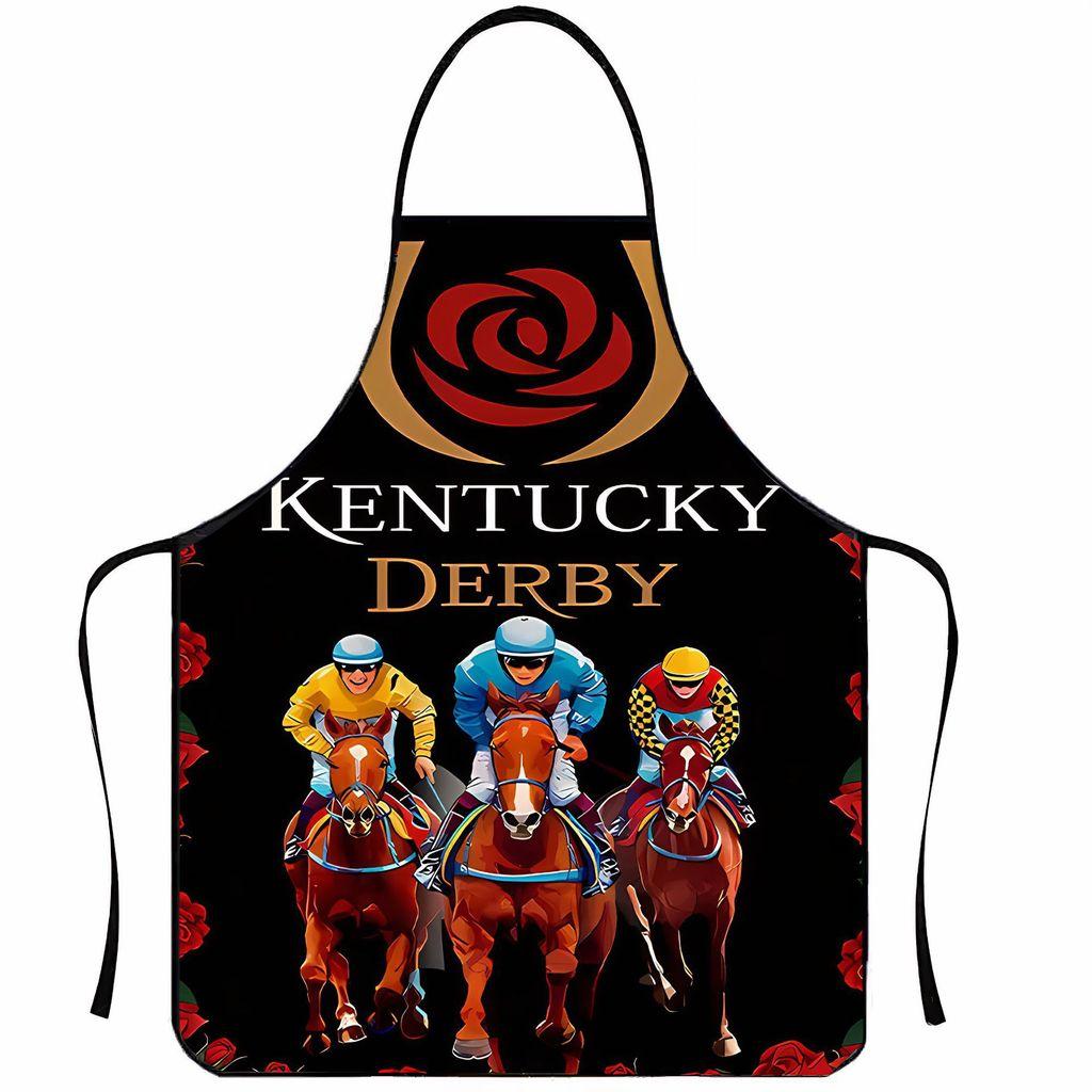 Nosleeve Waterproof Apron For Kitchen And Grilling With Colorful Abstract Design