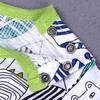 Summer Baby Short Sleeve Romper 0-24 Months Breathable Ribbed Cotton