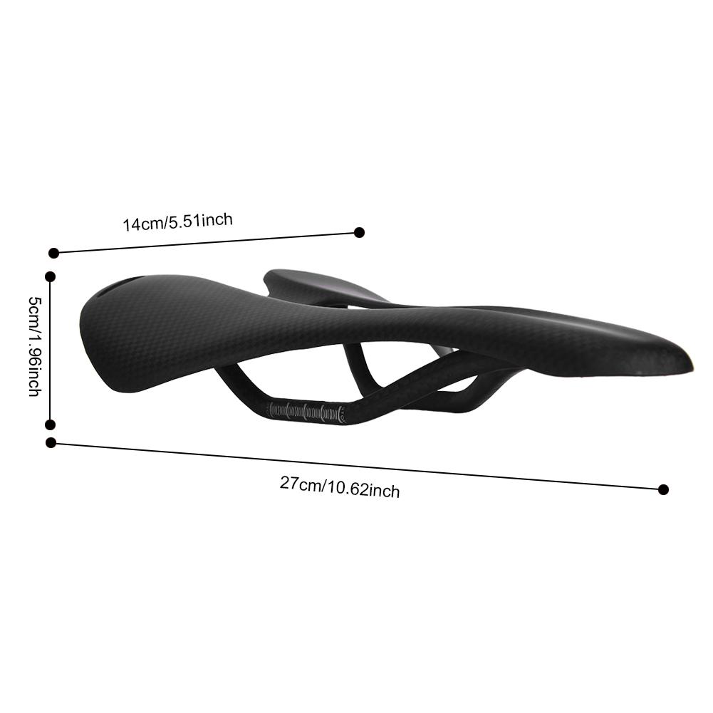 Full Carbon Fiber Matte Ultralight Outdoor Road Mountain Bike Bicycle Hollow Cycling Saddle Cushion