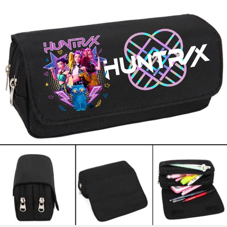 KPOP Anime Demon Hunter Girl Group Pencil Case - Large Capacity Student Stationery Box